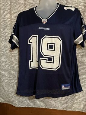 Miles Austin Jersey Mens Dallas Cowboys #19 Blue Reebok NFL Football Size XL
